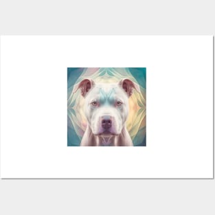 A Fractal Design of A Pit Bull Posters and Art